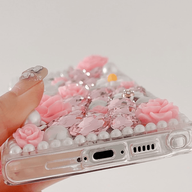 para Samsung Galaxy A15 5G Glitter Bling Caso, lindo lujo 3D