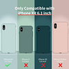 Funda diseñada para iPhone XR, funda de silicona ultra delga