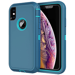 Funda para iPhone Xs y iPhone X, con 2 protectores de pantal