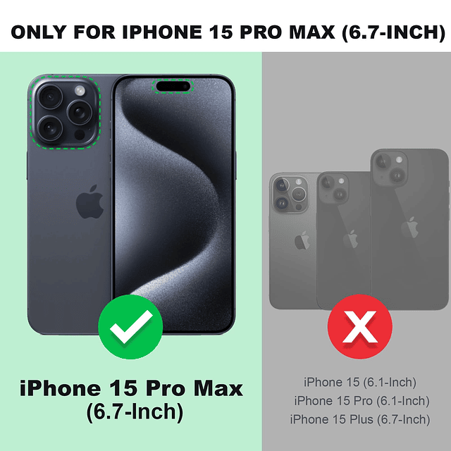 - Funda para iPhone 15 Pro Max con anillo, líquido móvil hol