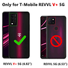 para T-Mobile Revvl V Plus 5G Funda con protector de pantall