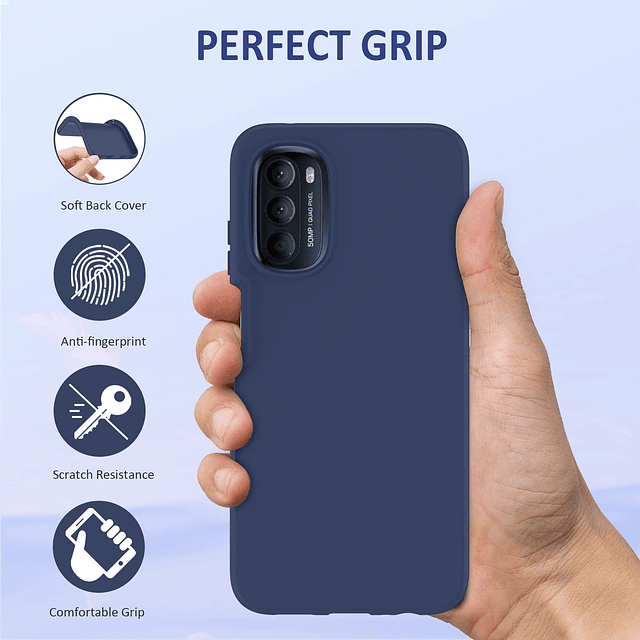 para Motorola Moto-G 5G 2022 Funda: Silicona Delgada Complet