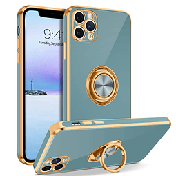 Compatible con iPhone 11 Pro Funda con soporte de anillo de