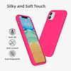 Funda de Silicona Líquida Compatible con iPhone 11 (6.1"), C