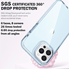 Diseñado para iPhone 15 Pro Max, protección contra caídas de