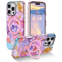 Funda para iPhone 16 Pro Max con Soporte Magnético de Anillo