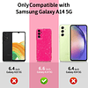 Compatible con Samsung Galaxy A14 5G Funda de neón, linda fu