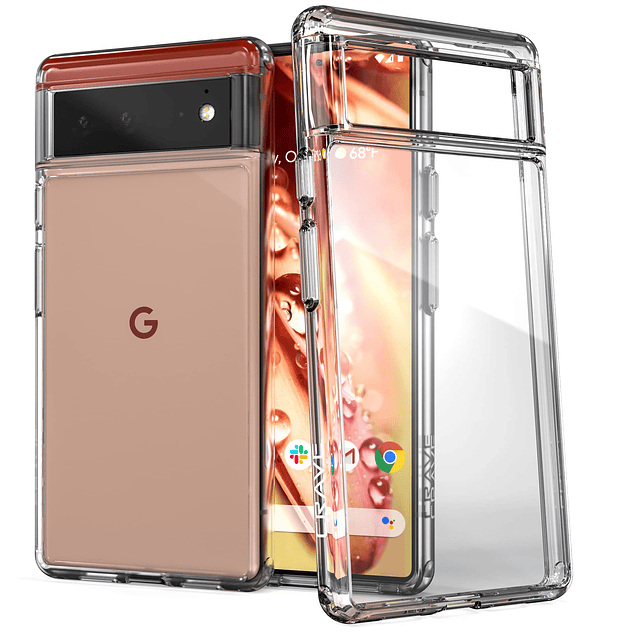 Clear Guard para funda Pixel 6, funda transparente a prueba