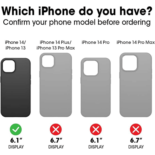 iPhone 14 y iPhone 13 (solamente) - Estuche Defender Series