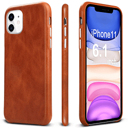 Funda iPhone 11 iPhone 11 Funda de Cuero Genuino Protector U