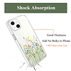 Funda compatible con iPhone 13 Mini transparente con diseño