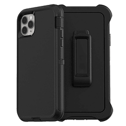 Funda Defender compatible con iPhone 11 Pro max, color negro