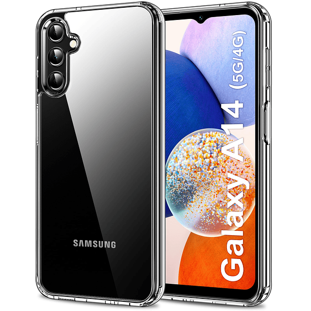 para Samsung Galaxy A14 5G/4G Funda Transparente [Anti-Amari