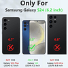 Funda magnética mejorada para Samsung Galaxy S24 – [Compatib