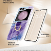 Funda para Samsung Galaxy Z Flip 5 con Anillo, [Protección P