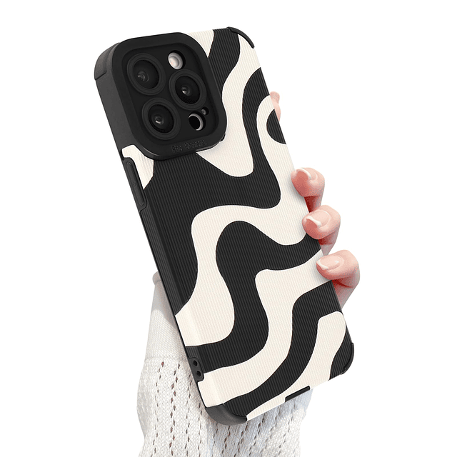 Newseego Funda para iPhone 15 Pro Max, Lindo Diseño de Patró