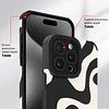 Newseego Funda para iPhone 15 Pro Max, Lindo Diseño de Patró