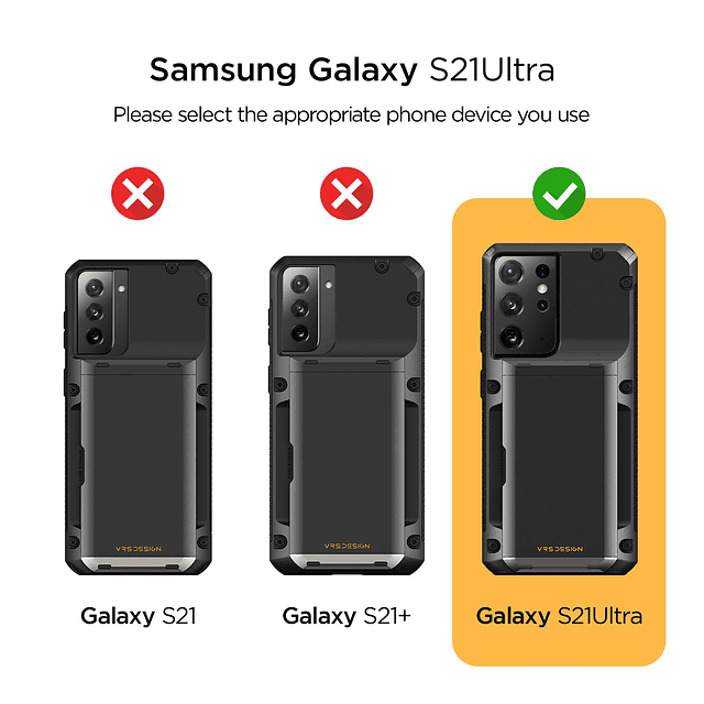 Funda para teléfono compatible con Galaxy S21 Ultra de 6,8 p