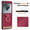 Funda para Samsung Galaxy Z Flip 6 con Anillo, Soporte y Pro