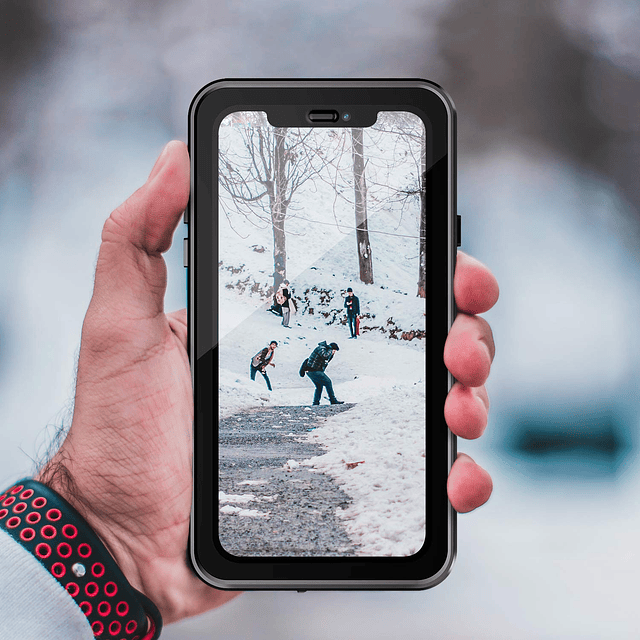 Funda impermeable para iPhone 11, con protector de pantalla