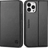 Funda para iPhone 13 Pro Max 5G, Funda de Cuero Genuino Foli