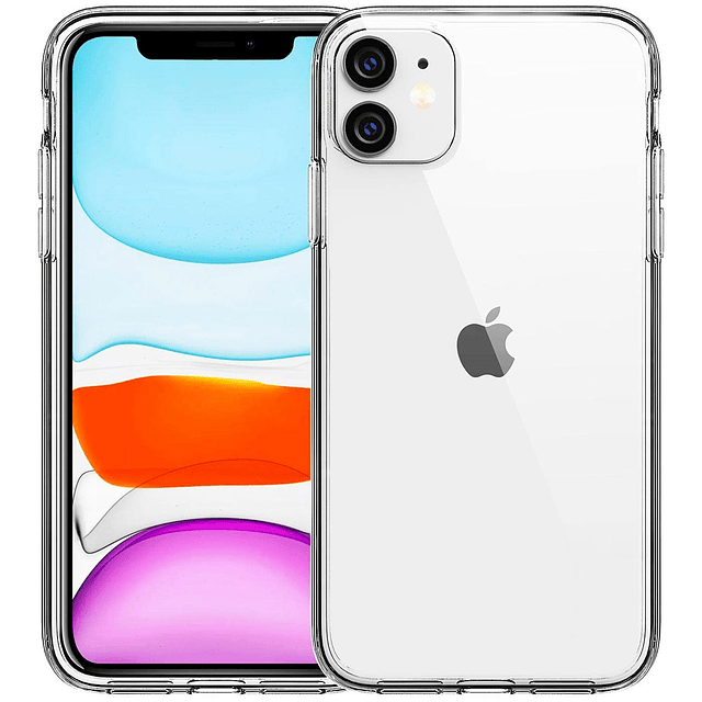 Compatible con iPhone 11, carcasa de TPU transparente para t