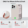 Compatible con iPhone 16 Pro, funda de silicona líquida [pro