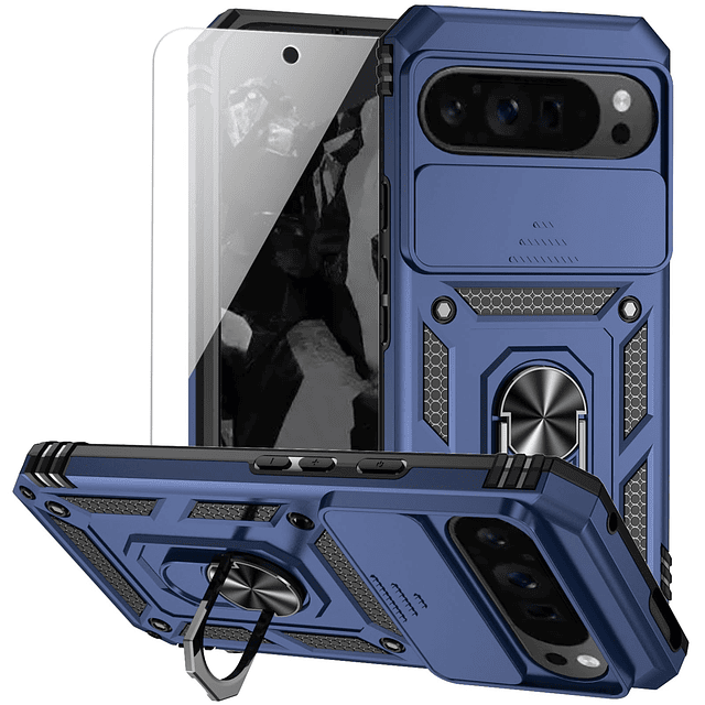 Funda para Google Pixel 9 Pro XL con cubierta de lente de cá