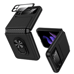 para Galaxy Z Flip 3 Funda con Soporte y Protección de Bisag