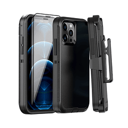 Funda para iPhone 12 Pro Max de 6,7 pulgadas con clip para c