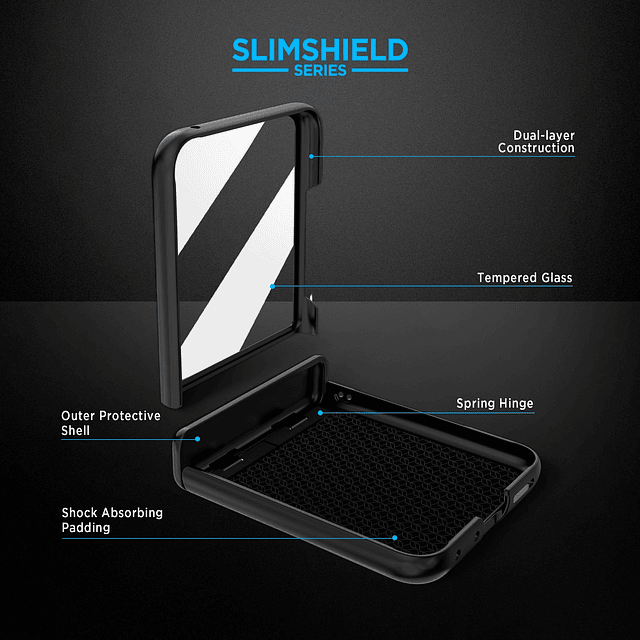 SlimShield para Motorola Razr 2024 Funda con protección de b