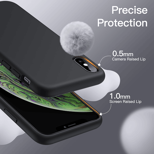 Funda de Silicona para iPhone Xs Max 6,5 Pulgadas, Funda Pro