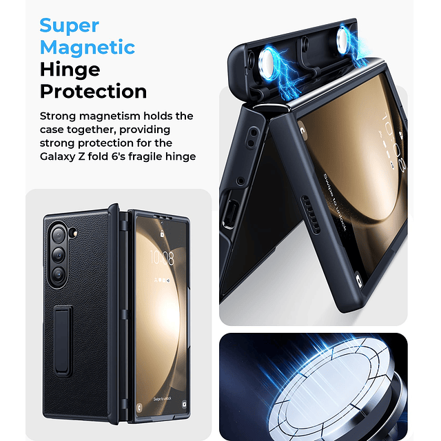 Funda para Samsung Galaxy Z Fold 6 5G, Protector de Pantalla