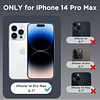 Funda magnética para iPhone 14 Pro Max de 6,7 pulgadas, comp