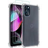 para Moto G 5G 2022 Funda transparente con protector de pant