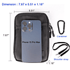 Bolsa de viaje para teléfono celular, funda para cinturón, d