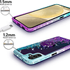 Funda para Samsung Galaxy S24 con Anillo, Funda Linda con Pu