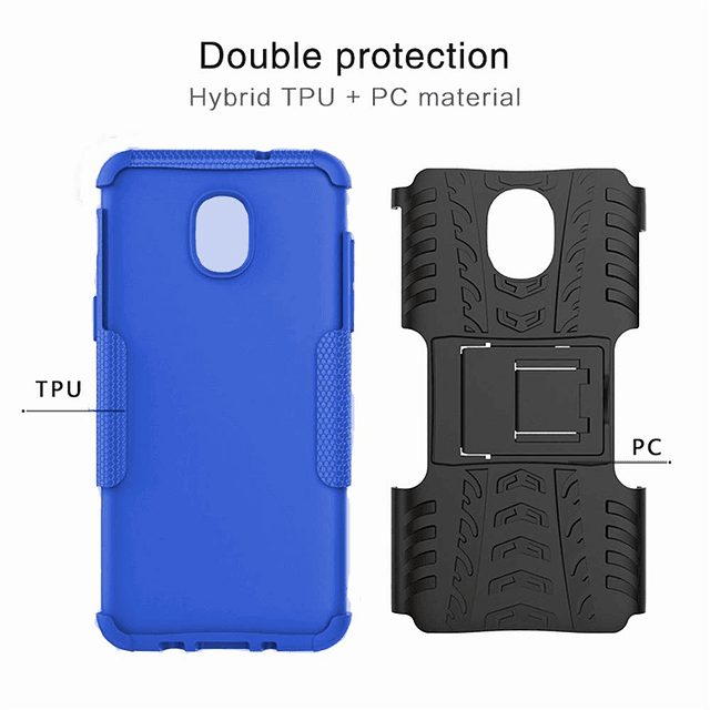 Galaxy J7 2018 Funda Protectora a Prueba de Golpes con Sopor