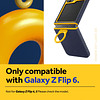 Nano Pop para Samsung Galaxy Z Flip 6 Funda con Anillo [Fund