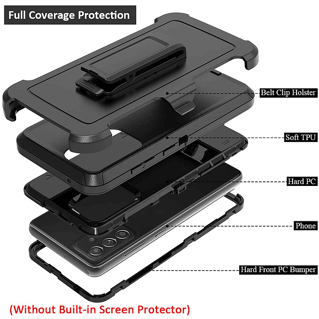 Compatible con Samsung Galaxy A52 5G, con protectores de pan