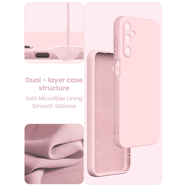 Funda para Samsung Galaxy A15 5G con 2 protectores de pantal