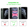 Funda para iPhone 11 Funda tipo cartera con tarjetero de pie