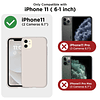 Funda para iPhone 11, [2 protectores de pantalla + 2 protect