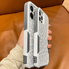 - Funda para iPhone 14 Pro Max, diseño de leopardo blanco, g