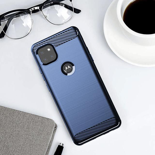 para Moto One 5G Ace Case Absorción de Golpes Flexible TPU G