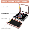 Funda para Motorola Razr Plus 2024 con protector de pantalla