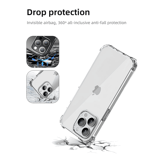 Funda transparente para iPhone 11 – Protección contra caídas