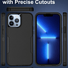 para iPhone 13 Pro Max Funda para teléfono, con protector de