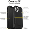 Funda Commuter Series para el iPhone 11 Pro Max - Azul a med