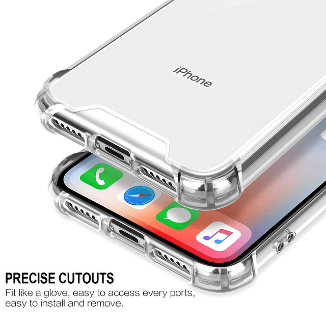 Funda compatible con iPhone Xs max, con protección a prueba